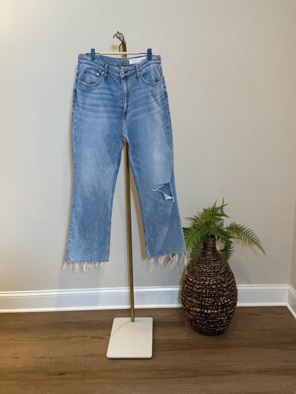 Rag & Bone Casey High Rise Ankle Flare